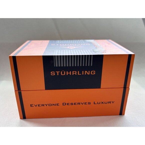 Stührling Original Women's Silver Watch With Crystal Heart Dial & Stainless Stee - Picture 5 of 5